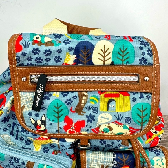 LILY BLOOM colorful unisex nature pet small whimsical lightweight fun backpack - Picture 6 of 15